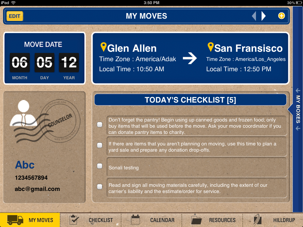 Move Pro Your Personal Moving Manager On Your Iphone And Ipad