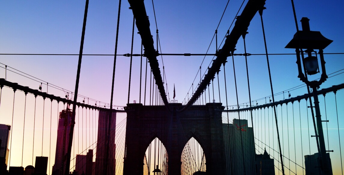 Bridge at dusk