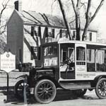 Hilldrup Ford truck parked outside of The Sentry Box