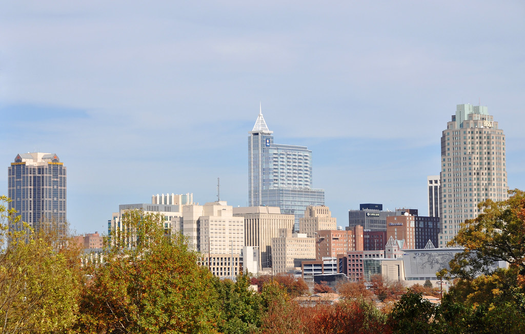 Skyline of Raleigh, NC