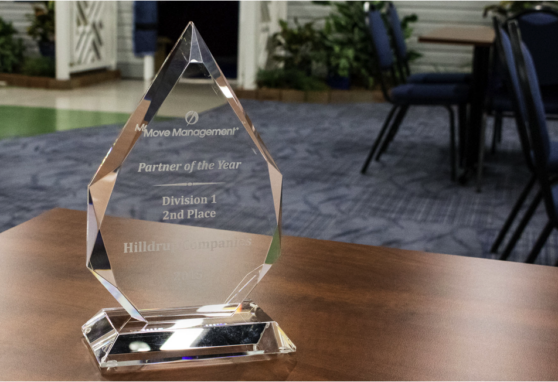 Division 1 2nd place move management award