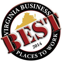2014 Virginia Business best places to work logo