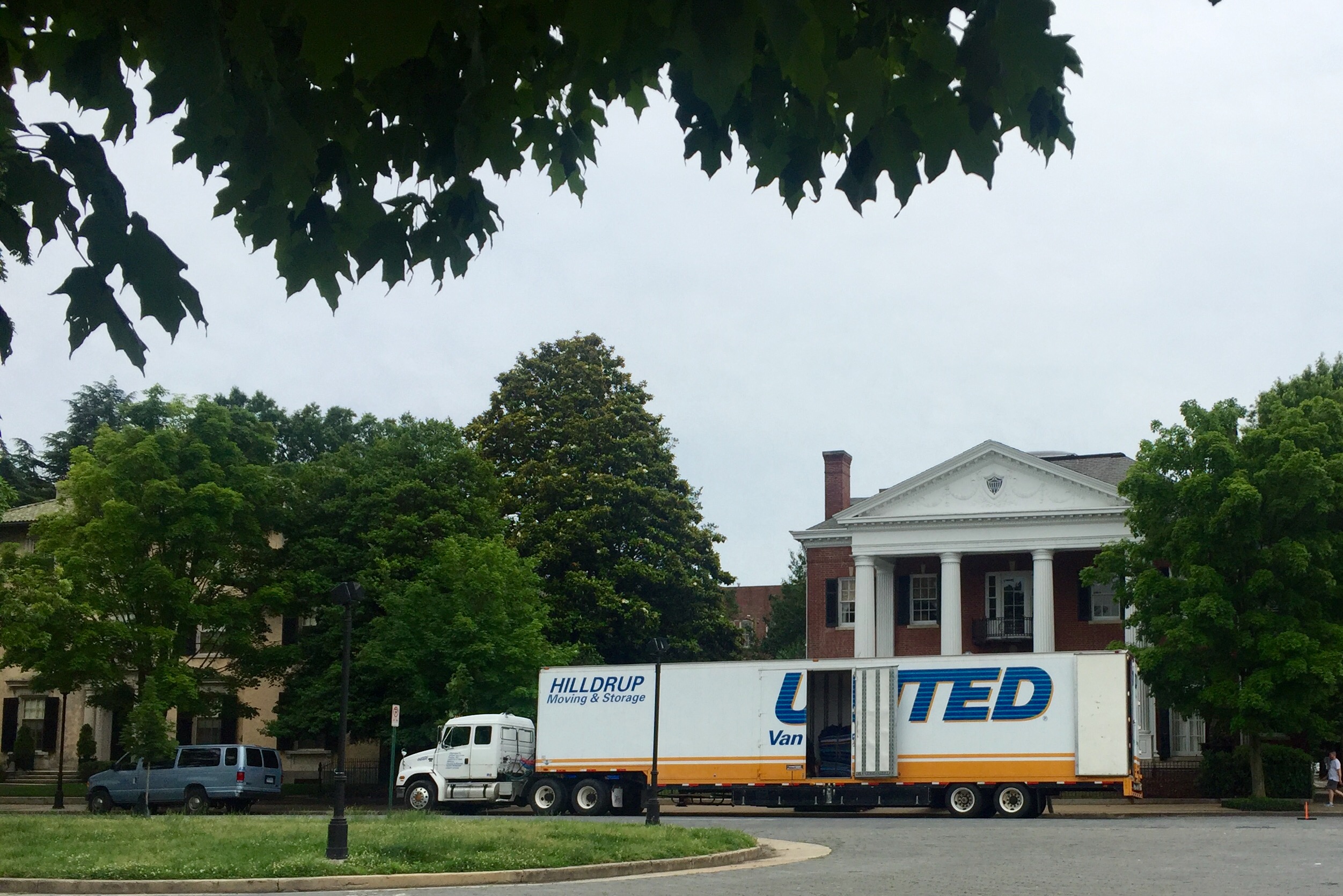 Hilldrup moving on Monument Ave. Richmond