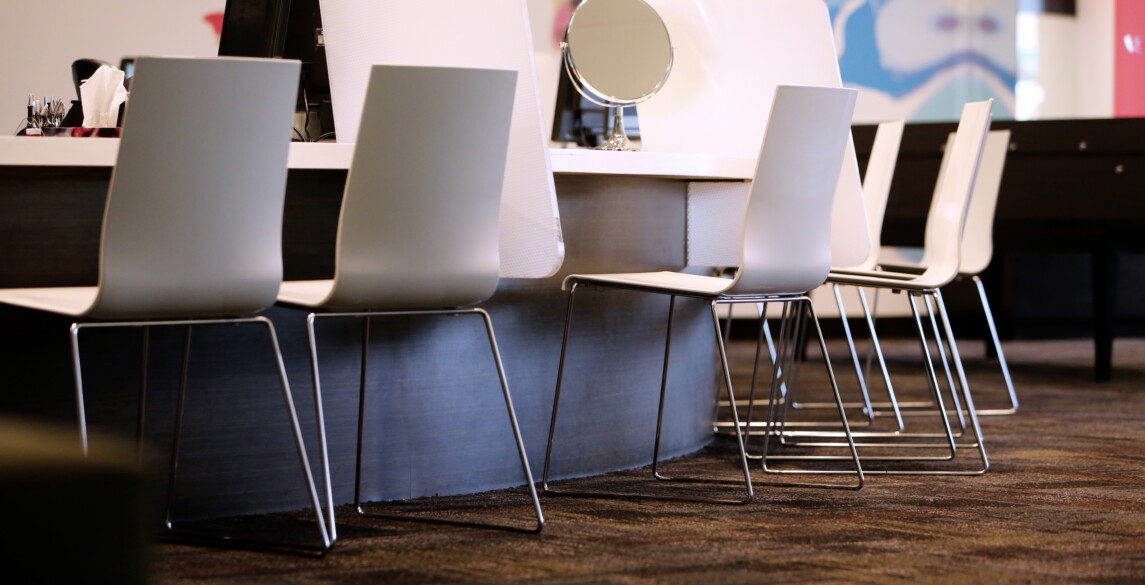 Chairs in an office