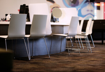 Chairs in an office