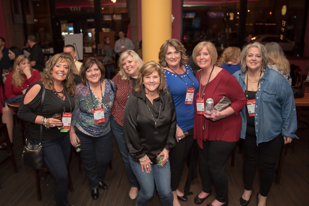 Group of ladies at an event