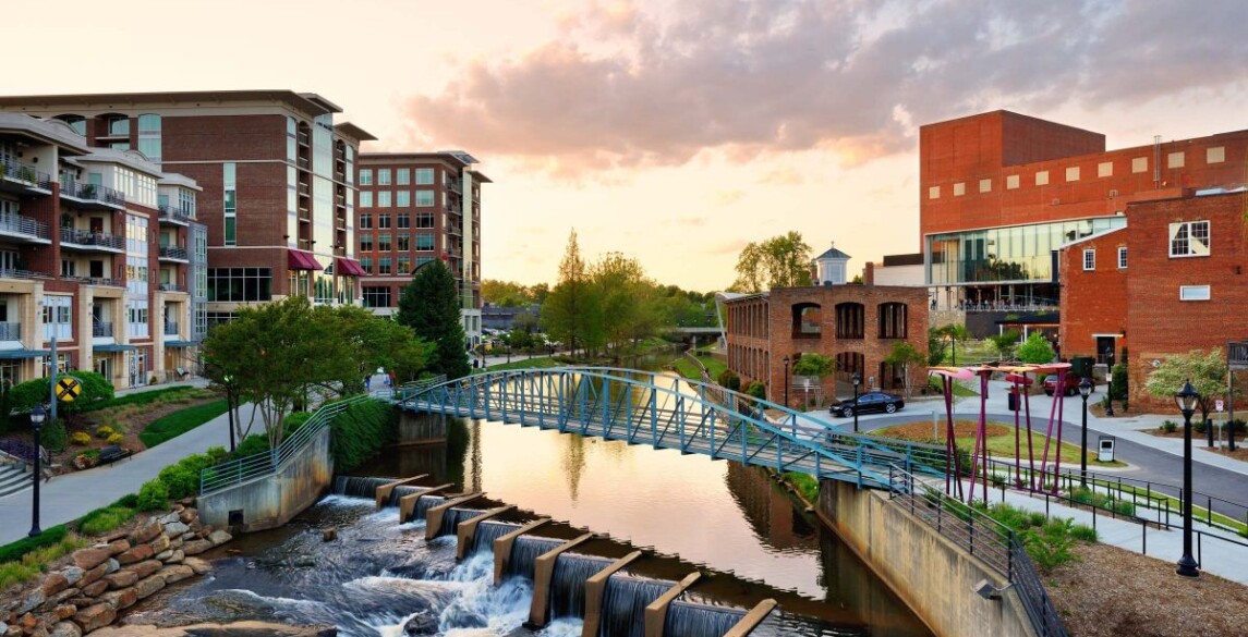 Greenville skyline