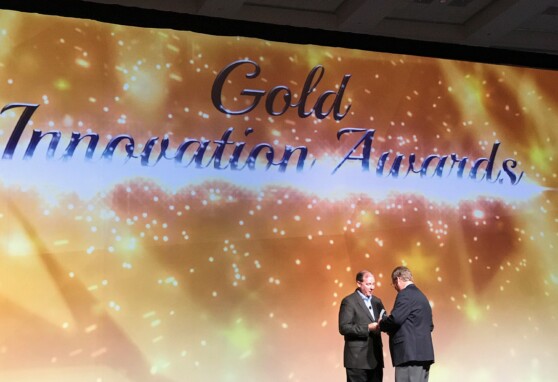Gold Innovation Award accepted by Russ Watson