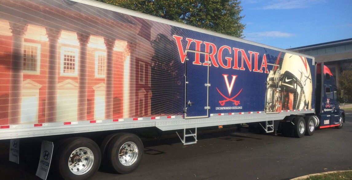 UVA Truck heading to Pittsburgh