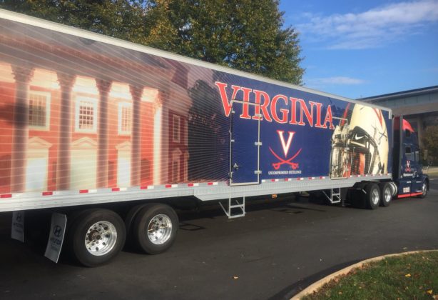 UVA Truck heading to Pittsburgh