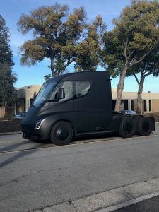 Exterior of Tesla Semi