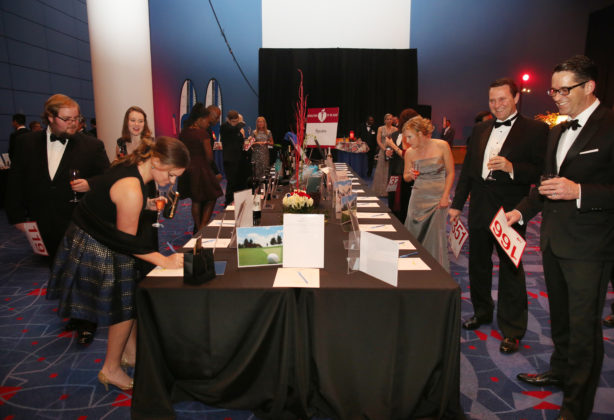 Silent Auction at Charlotte Heart Ball