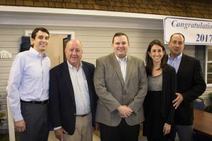 Marc Rogers pictured with the McDaniel family