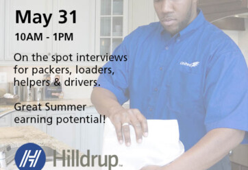 Job fair ad for Hilldrup