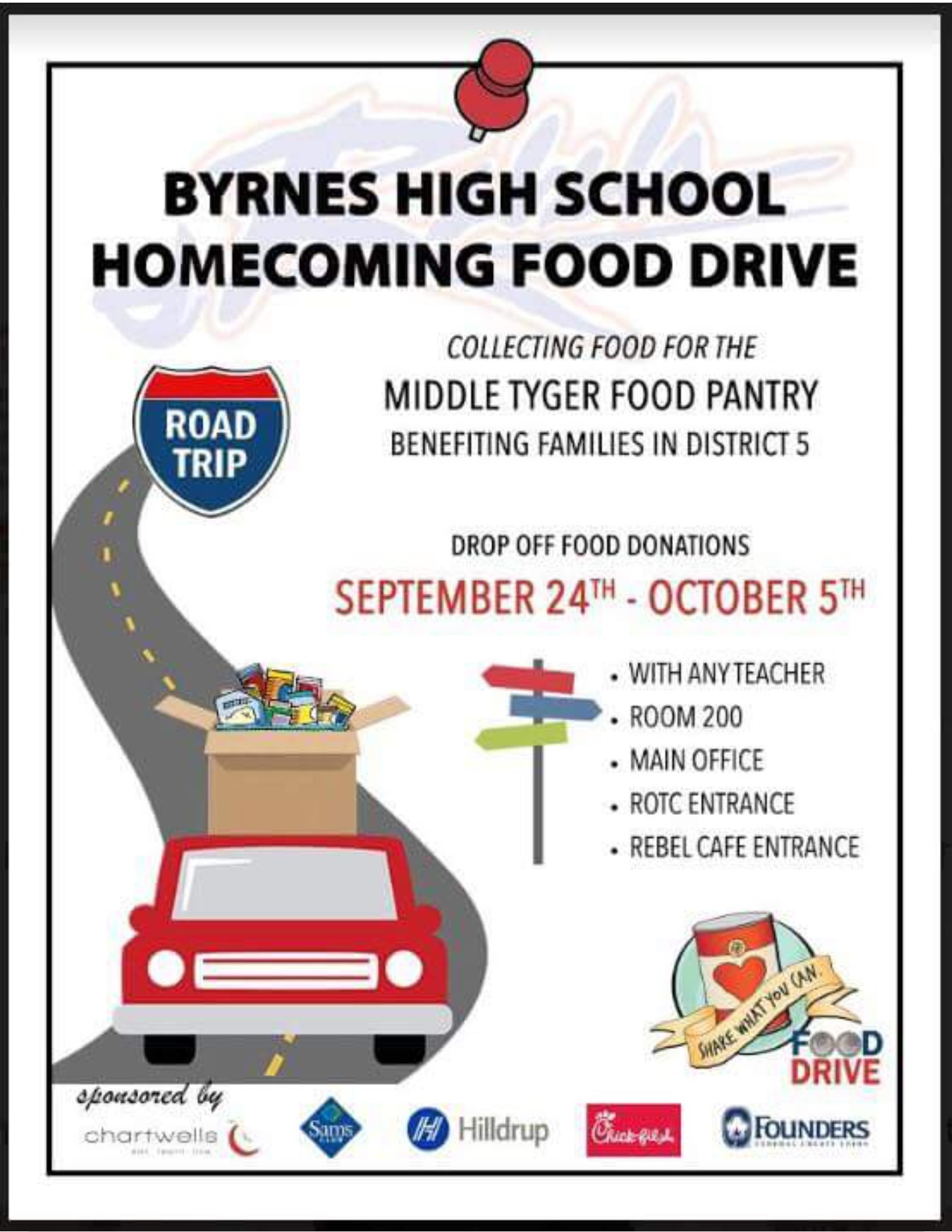 Hilldrup Greenville Assists Byrnes High School S Homecoming Food