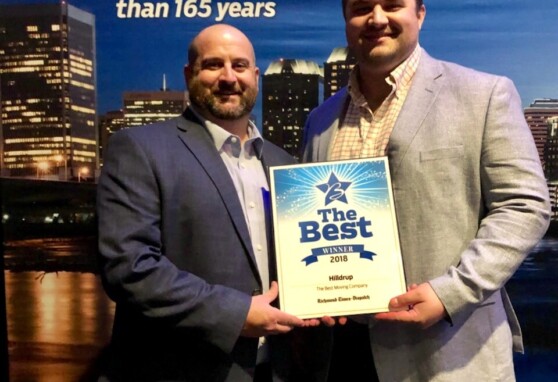 Richmond branch employees awarded with the Best Mover in Richmond 2018