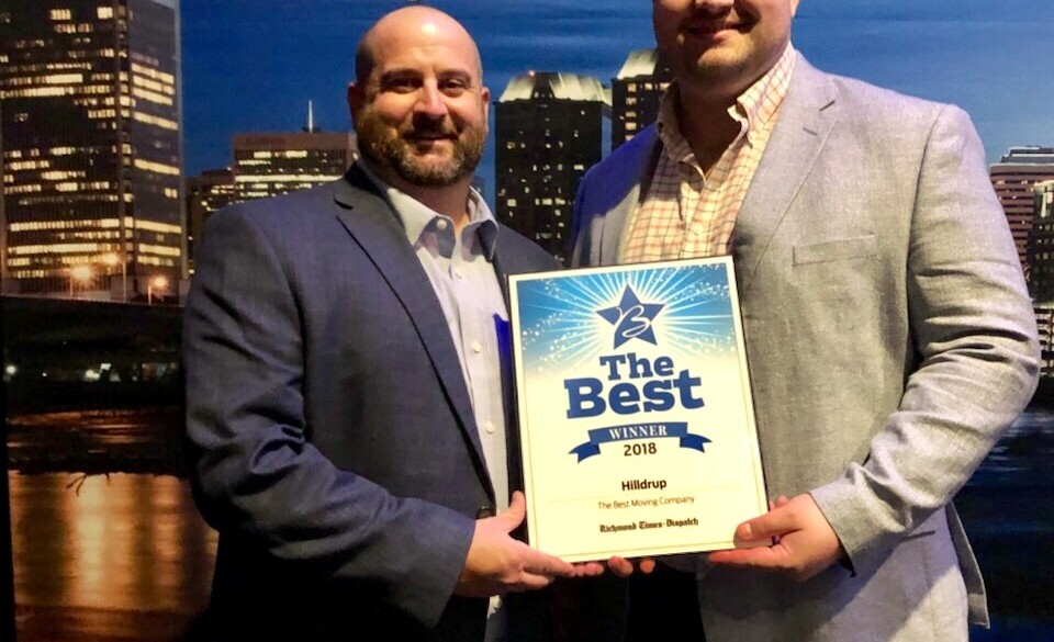 Richmond branch employees awarded with the Best Mover in Richmond 2018