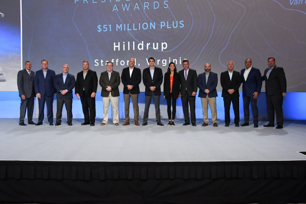 Hilldrup Senior Managers on stage at UniGroup