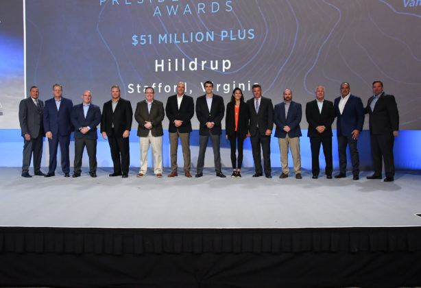Hilldrup Senior Managers on stage at UniGroup