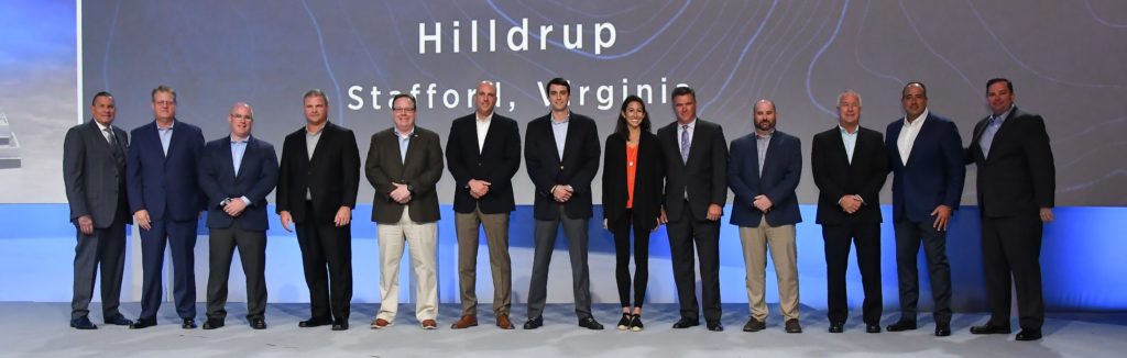 Hilldrup Senior Managers on stage at UniGroup event