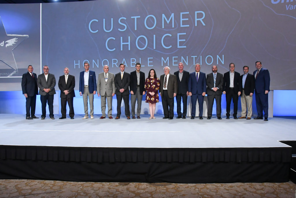 UniGroup's Customer Choice Award Honorable Mention recipients