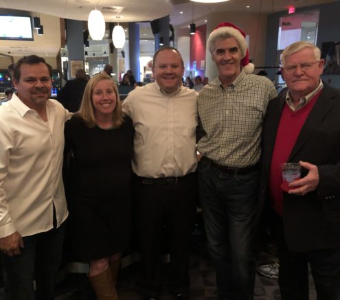 Hilldrup team members at Christmas Party
