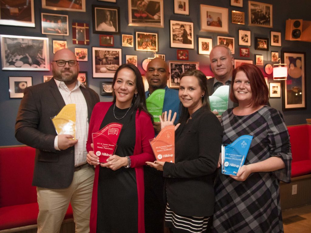 2018 Value of the Year Winners at dinner reception