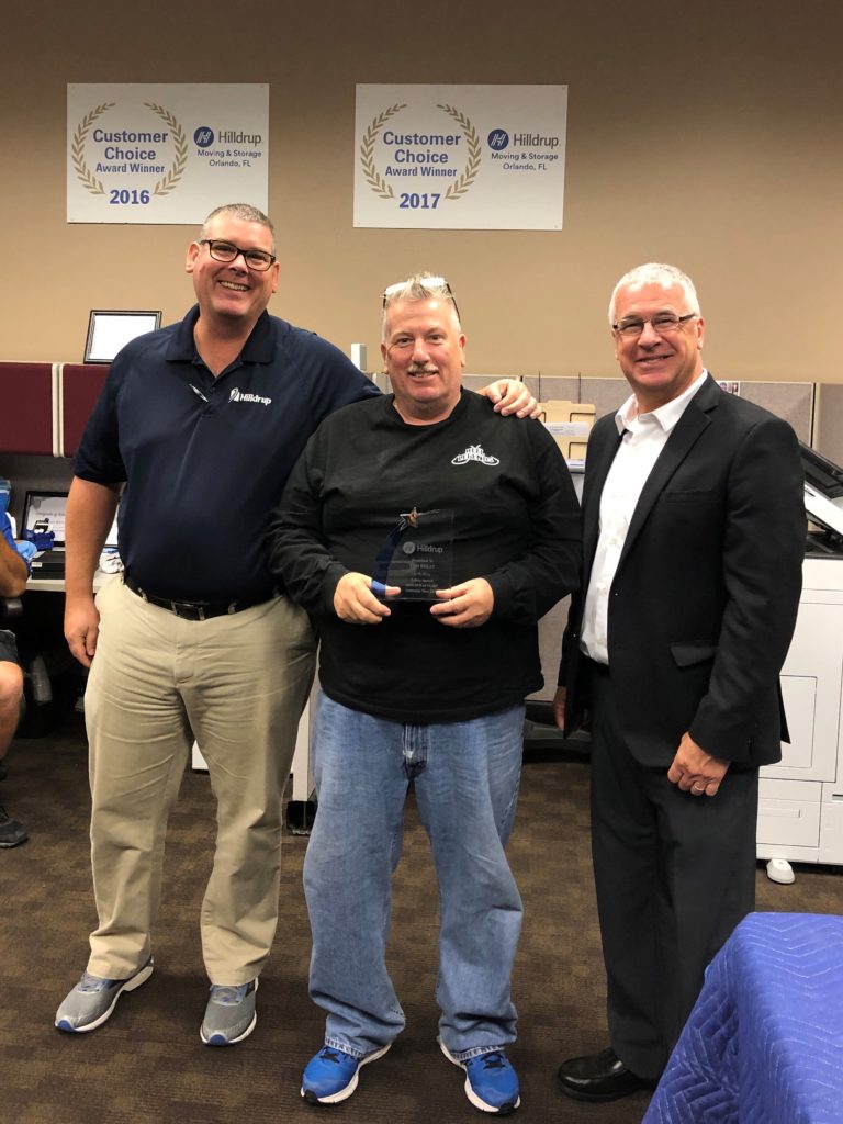 Tom Reilly in Orlando accepting 2018 Mr. Safety award