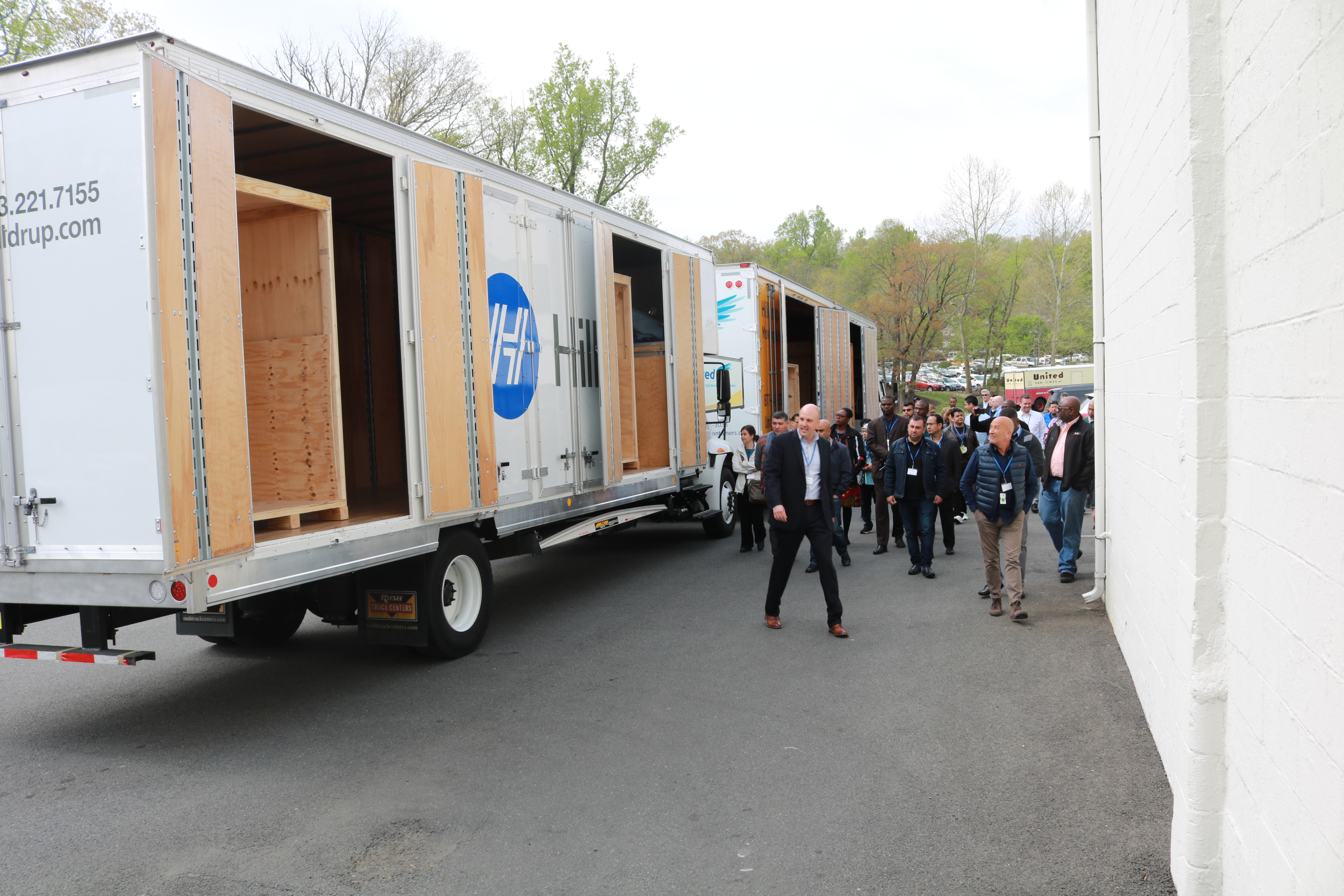 Group photo of the Department of State’s transportation division at the Stafford location