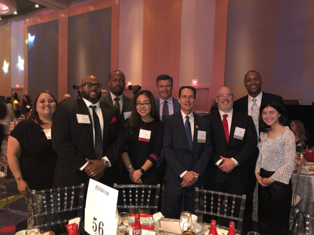 Hilldrup Atlanta Team with the Coca-Cola scholarship winners