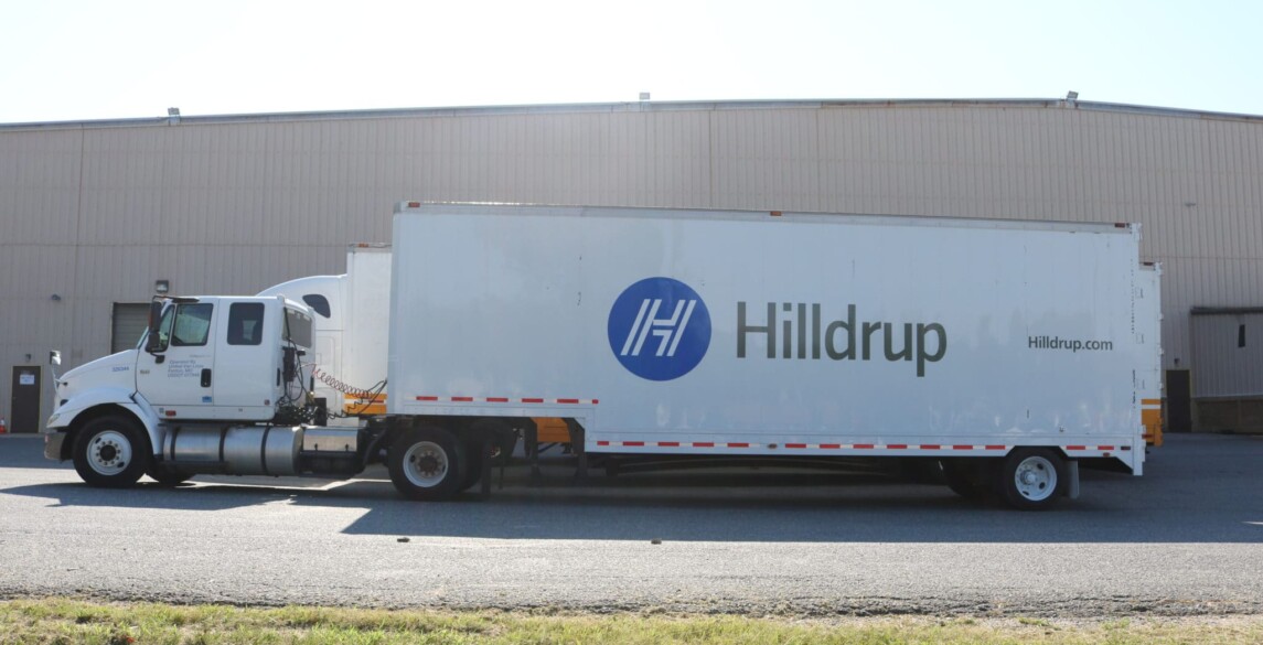 A Hilldrup truck