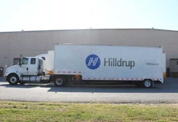 A Hilldrup truck