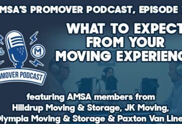 Advertisement for AMSA's ProMover podcast