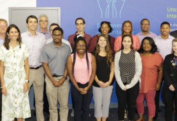 Hilldrup's interns with members of Hilldrup's Senior Management Team