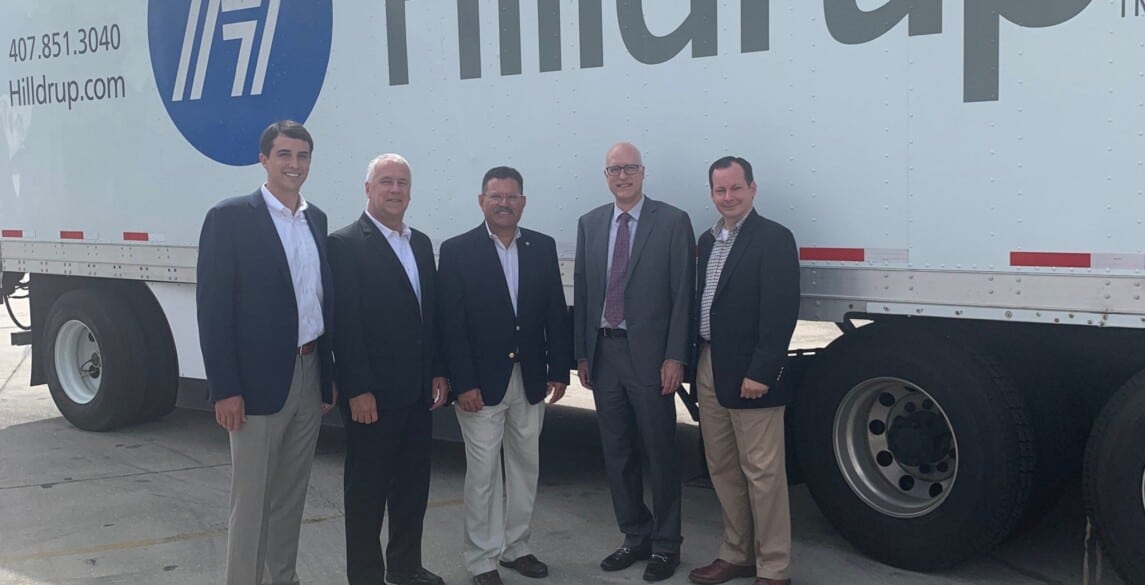 Hilldrup's Atlanta team welcomes FMCSA Administrator, Raymond Martinez at the branch.