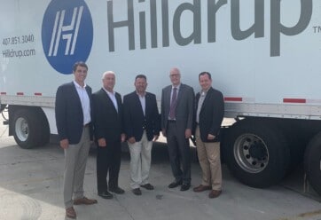 Hilldrup's Atlanta team welcomes FMCSA Administrator, Raymond Martinez at the branch.