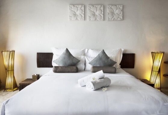 Hotel room at a luxury resort