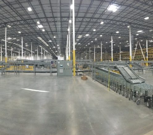 The inside of HD Supply's warehouse in Atlanta