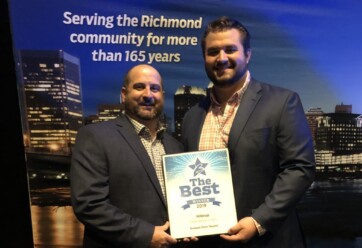 Richmond team winning Best Moving Company in Richmond for the third year in a row.