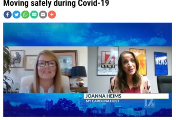 Hilldrup's Amy McKinney is featured on CBS17 News to talk about moving during COVID.