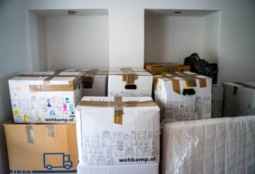 Picture of moving boxes.