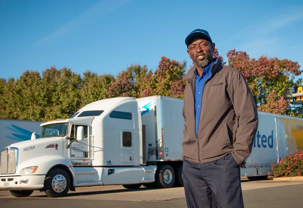 Olu Osinowo is United's 2020 Van Operator of the Year for the East. 