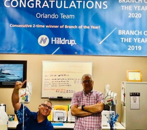 Hilldrup's 2020 Value of the Year Award winners