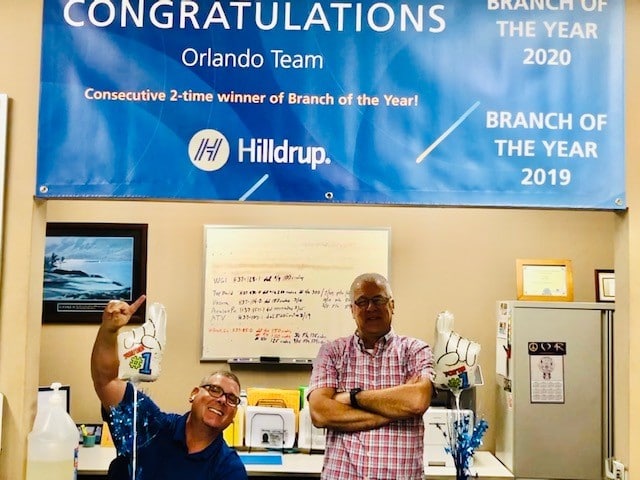 Hilldrup's 2020 Value of the Year Award winners