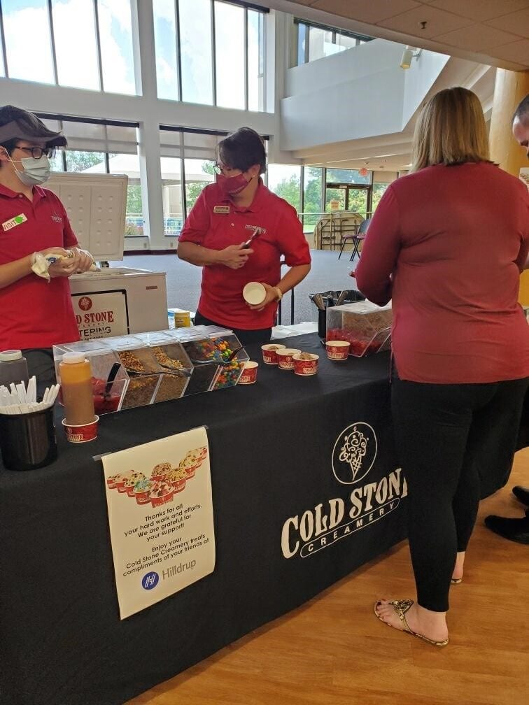 Cold Stone Creamery serves up ice cream at UniGroup's headquarters.