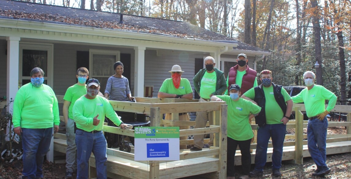 Image for The Hilldrup Move-Up Fund Supports SAWs to Bring Mobility Ramps to Community