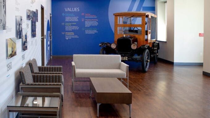 Hilldrup Stafford's front lobby.