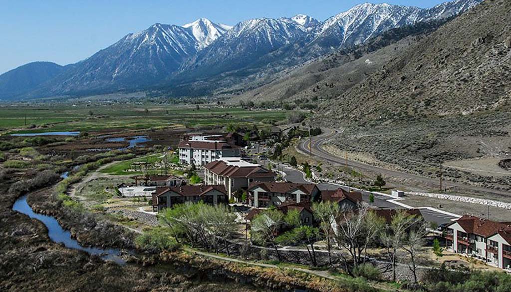 Panoramic view of David Walleys Resort