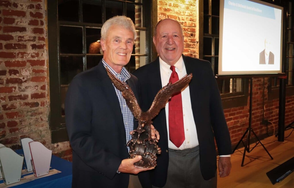 Randy Rantz with Charles G. McDaniel during the Best of the Best Awards