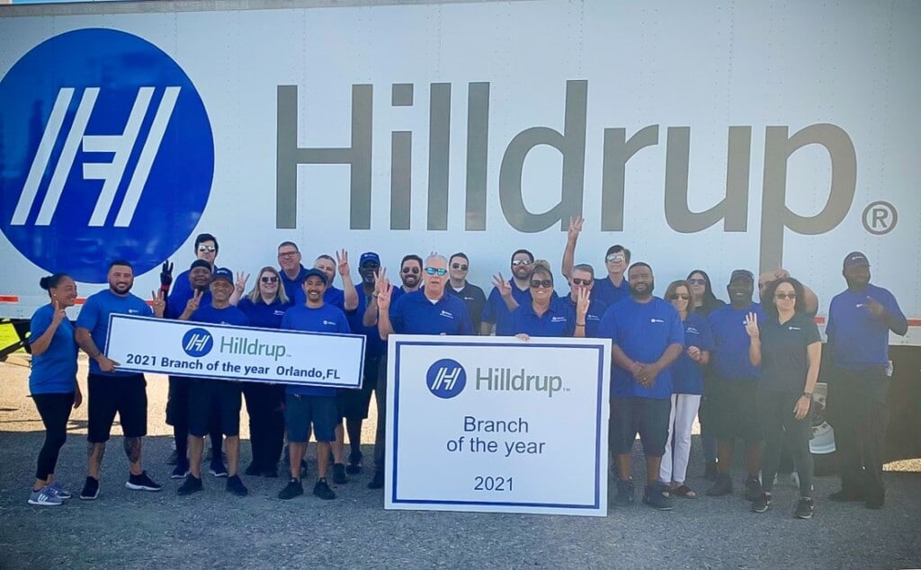 Hilldrup's 2021 Branch of the Year - Orlando